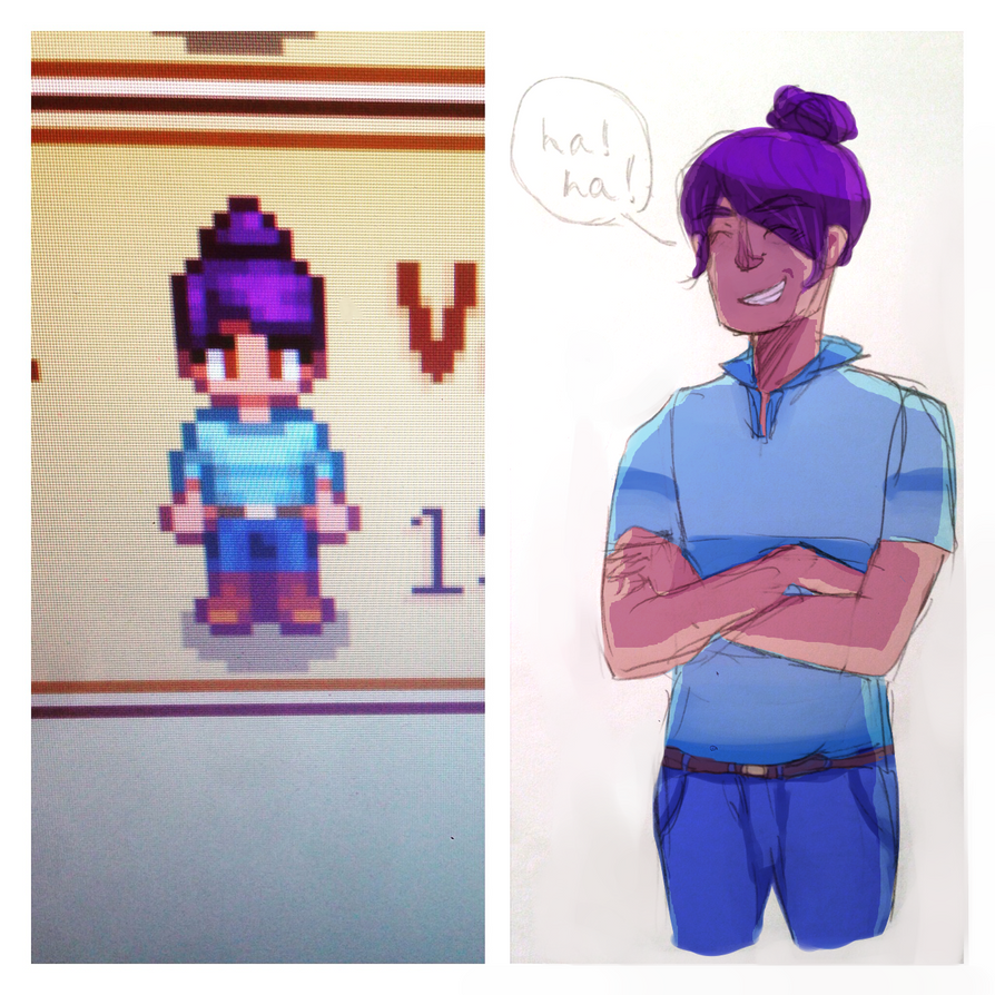 Vincent from Stardew Valley by Cloverdeer on DeviantArt
