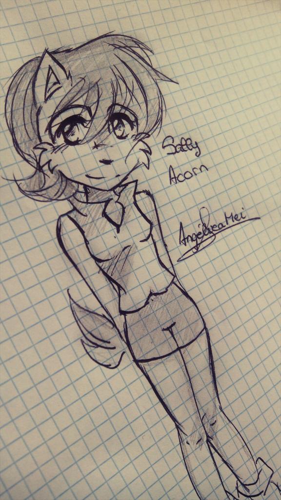 Sally Acorn (anime/manga style)