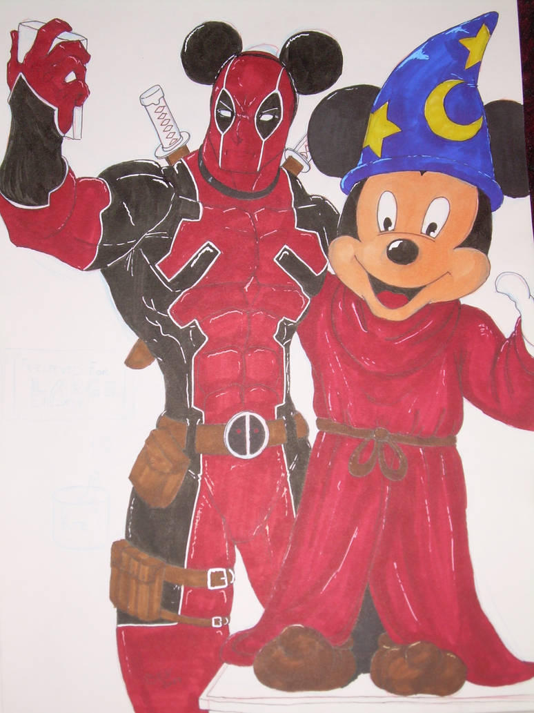 Deadpool et Mickey by Ben113 on DeviantArt