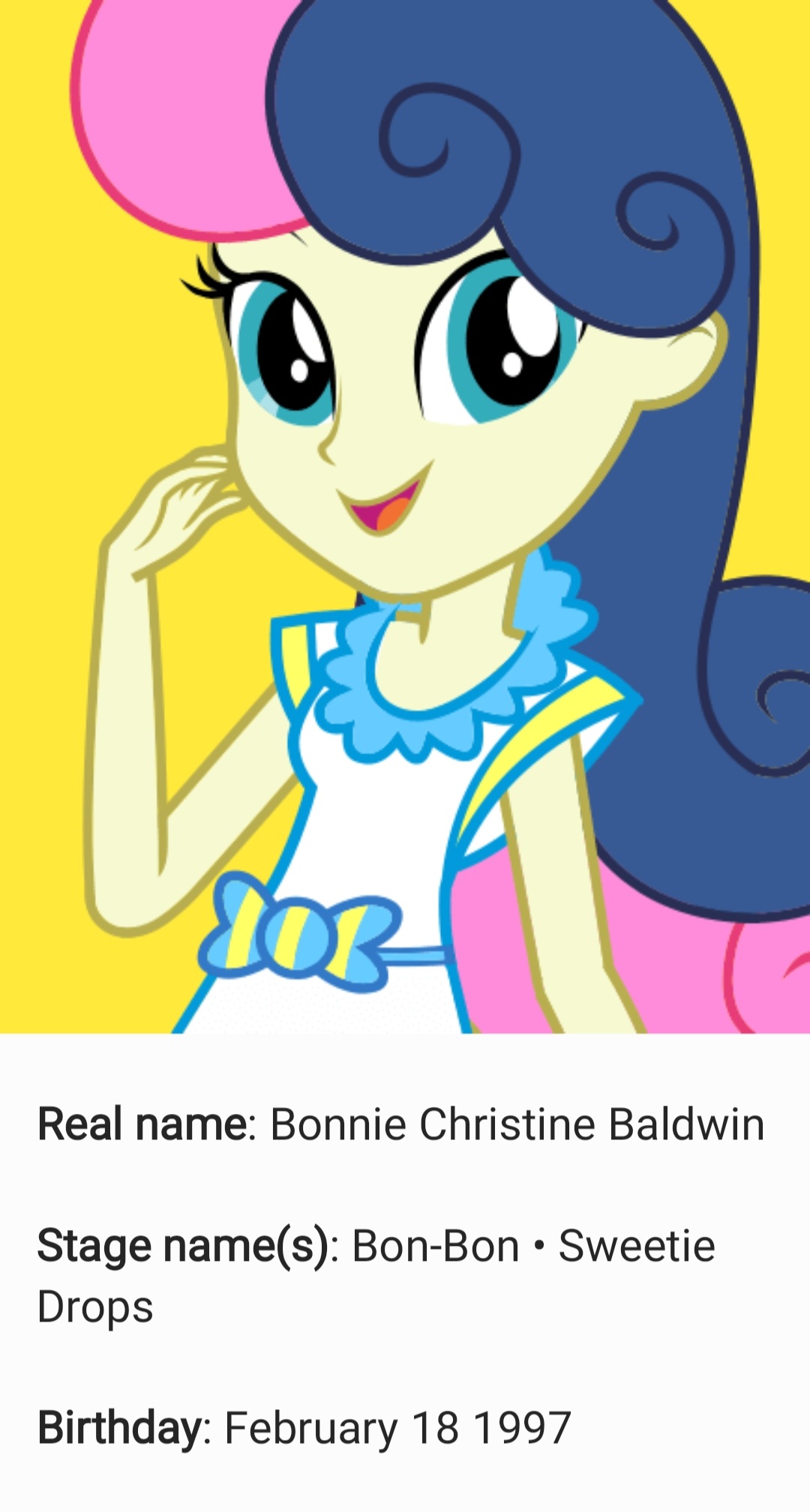 Bon-Bon’s celebrity profile by WeyAntonio26 on DeviantArt