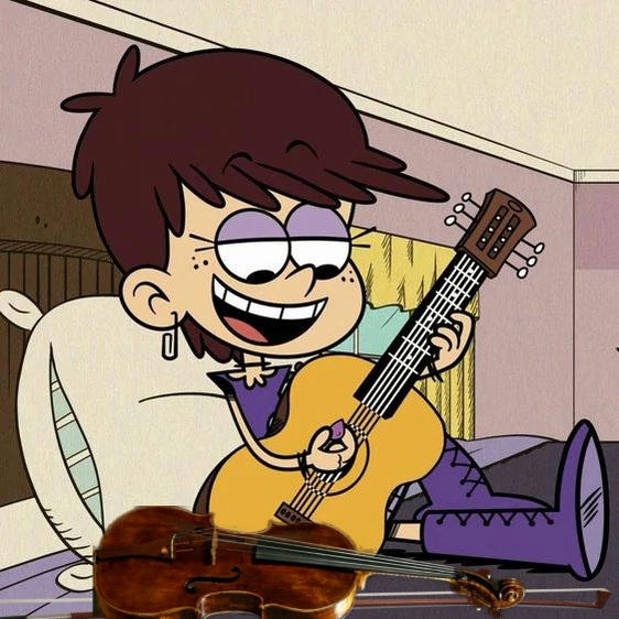 Luna Loud: Acoustic Guitar and Violin by WeyAntonio26 on DeviantArt