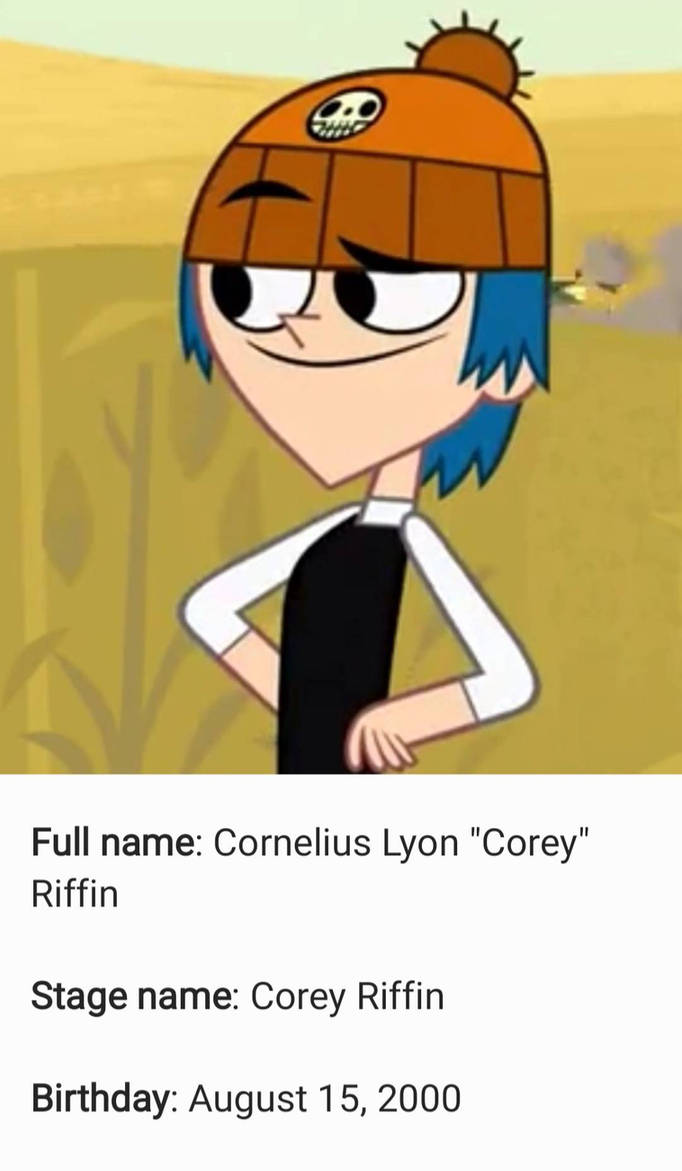 Corey Riffin's celebrity profile by WeyAntonio26 on DeviantArt