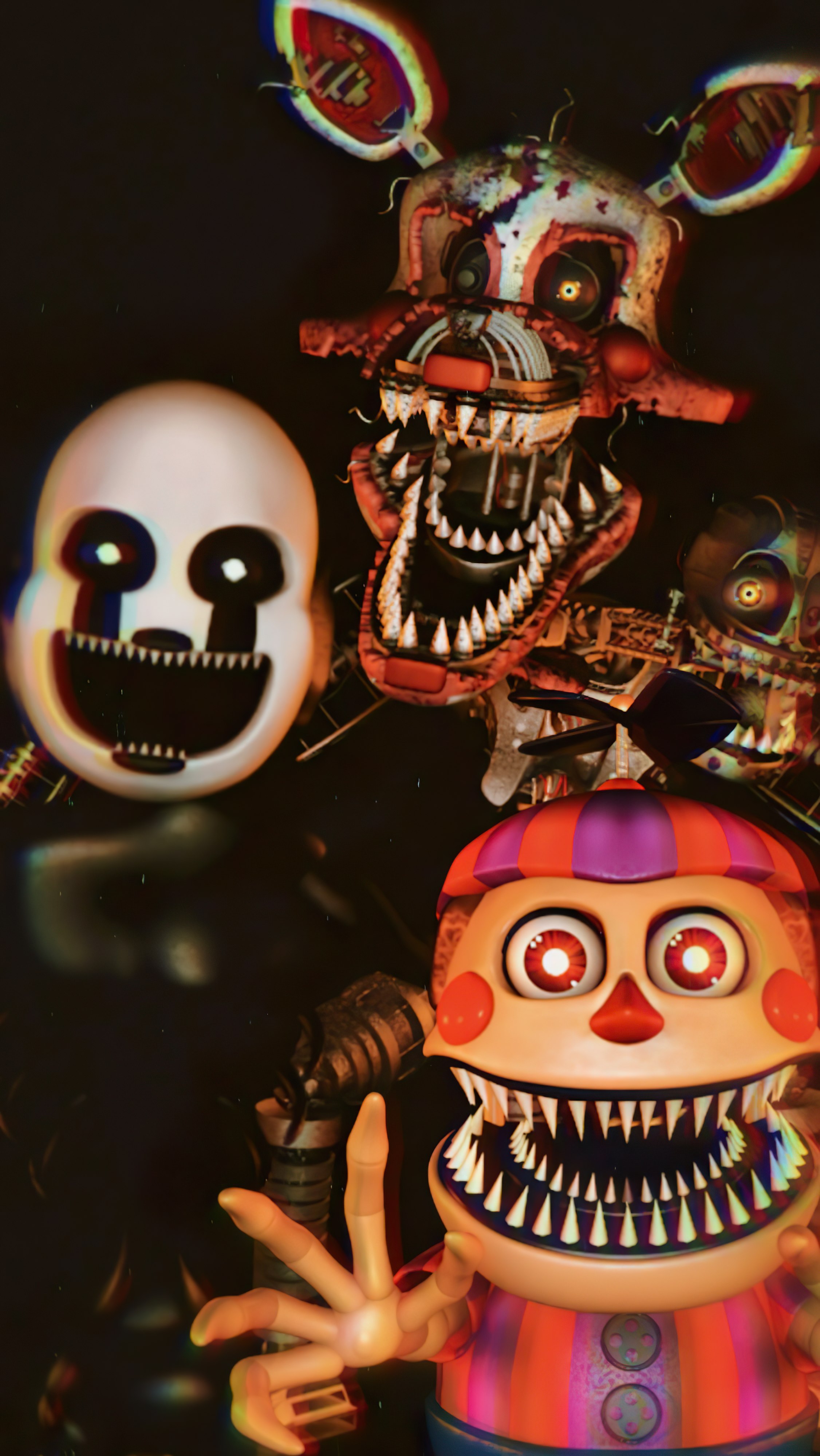 Nightmare, fnaf 4, horror, HD phone wallpaper