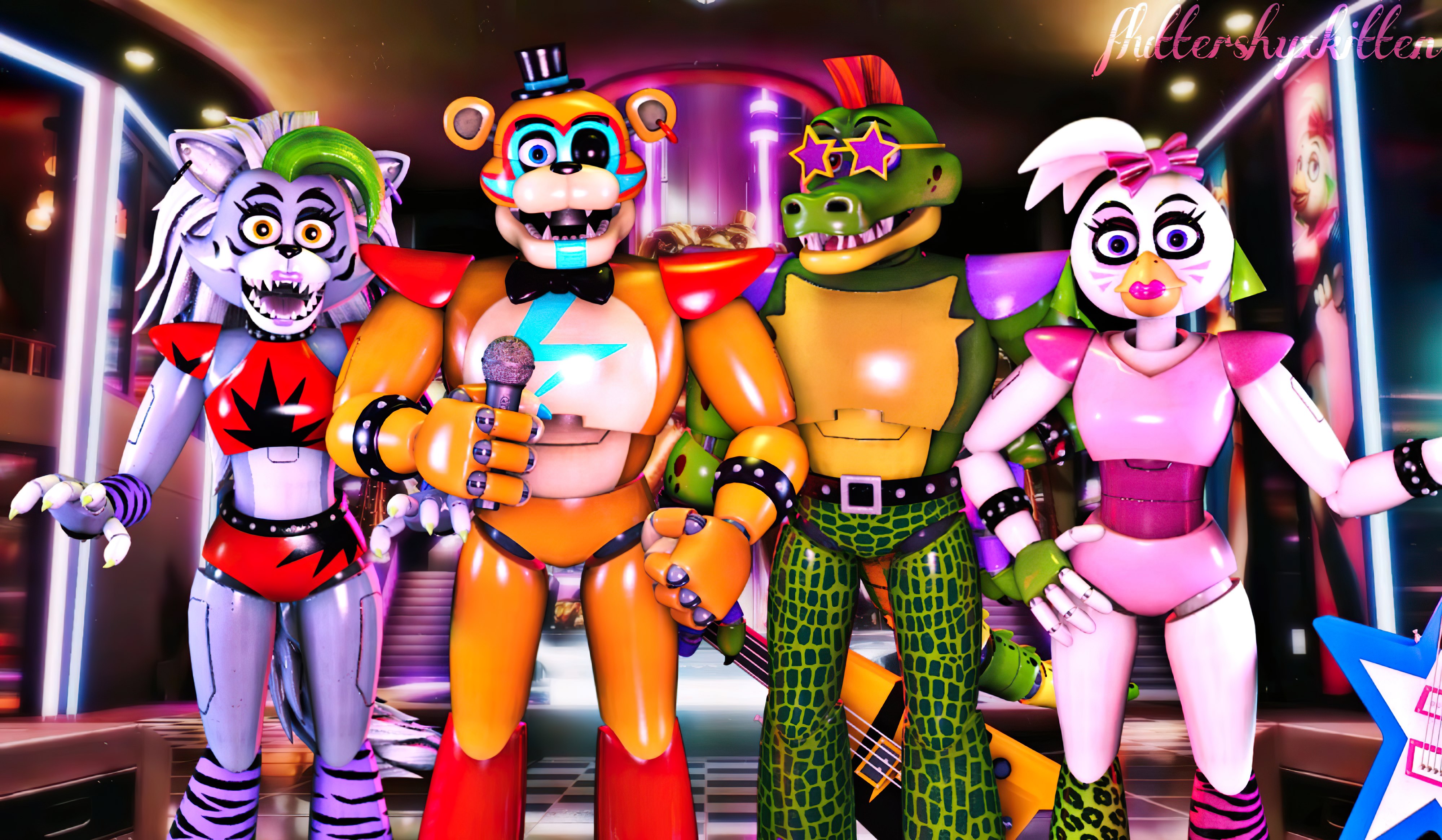 Fnaf Show Stage preview ( FnaF 1 C4D map by chiki by chiki-canal on  DeviantArt