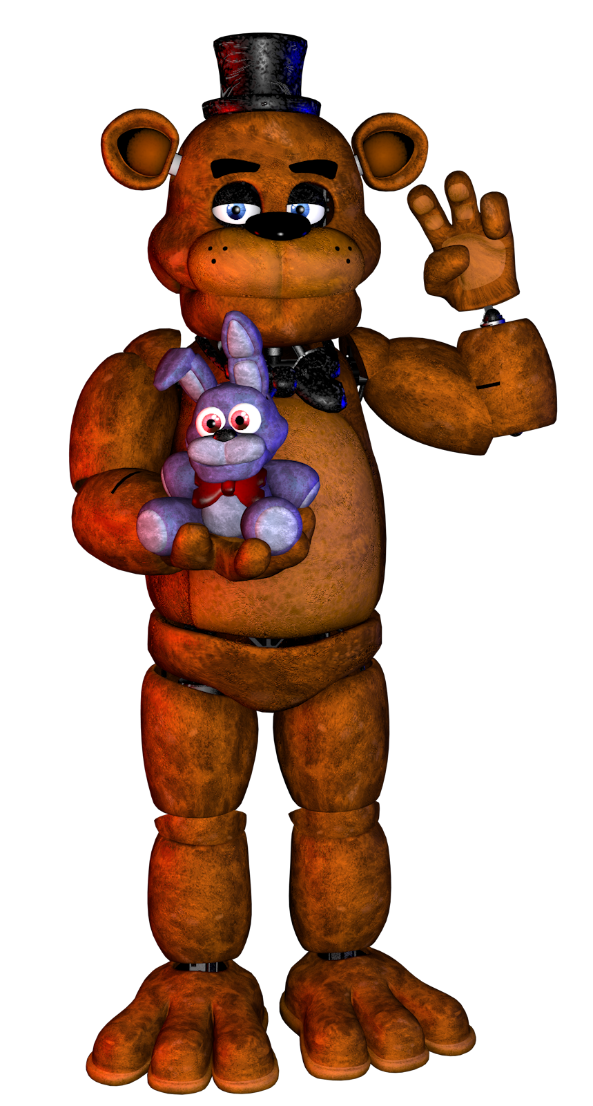 FNAF 1: FREDDY FAZBEAR FULL BODY V.4 by Estevamgamer on DeviantArt