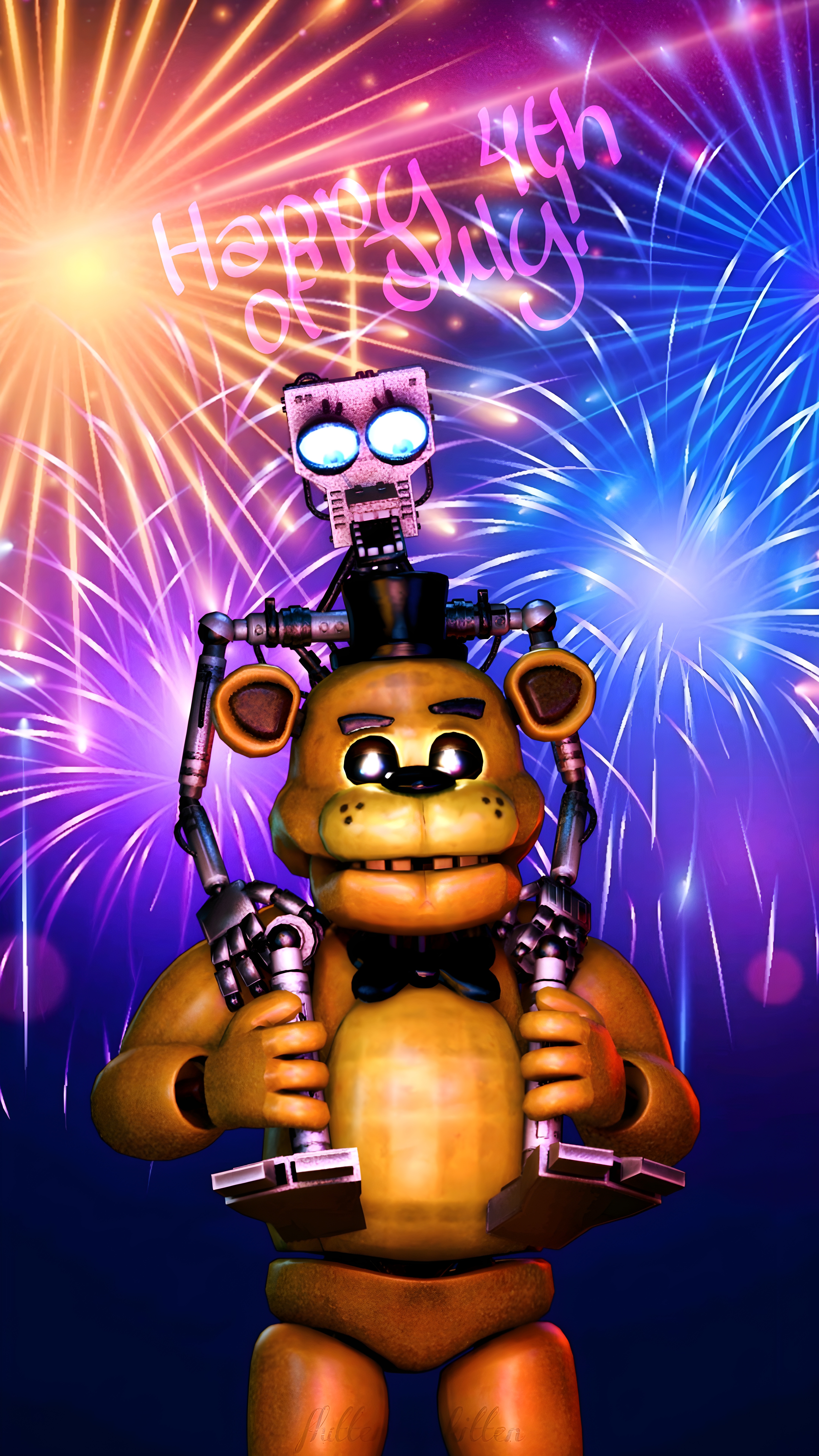 FNaF AR golden Freddy modification. : r/FnafAr