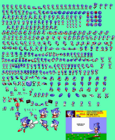 Sonic 1 Anniversary Edition - Sonic - Sprite Sheet by LuisToons12345 on  DeviantArt