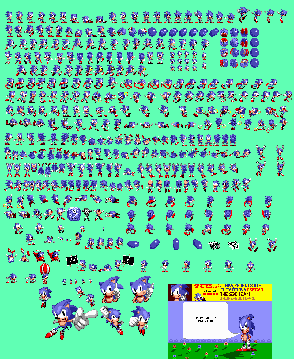 Sonic 1/CD Sprites (Expanded) by I-like-Sonic-91 on DeviantArt