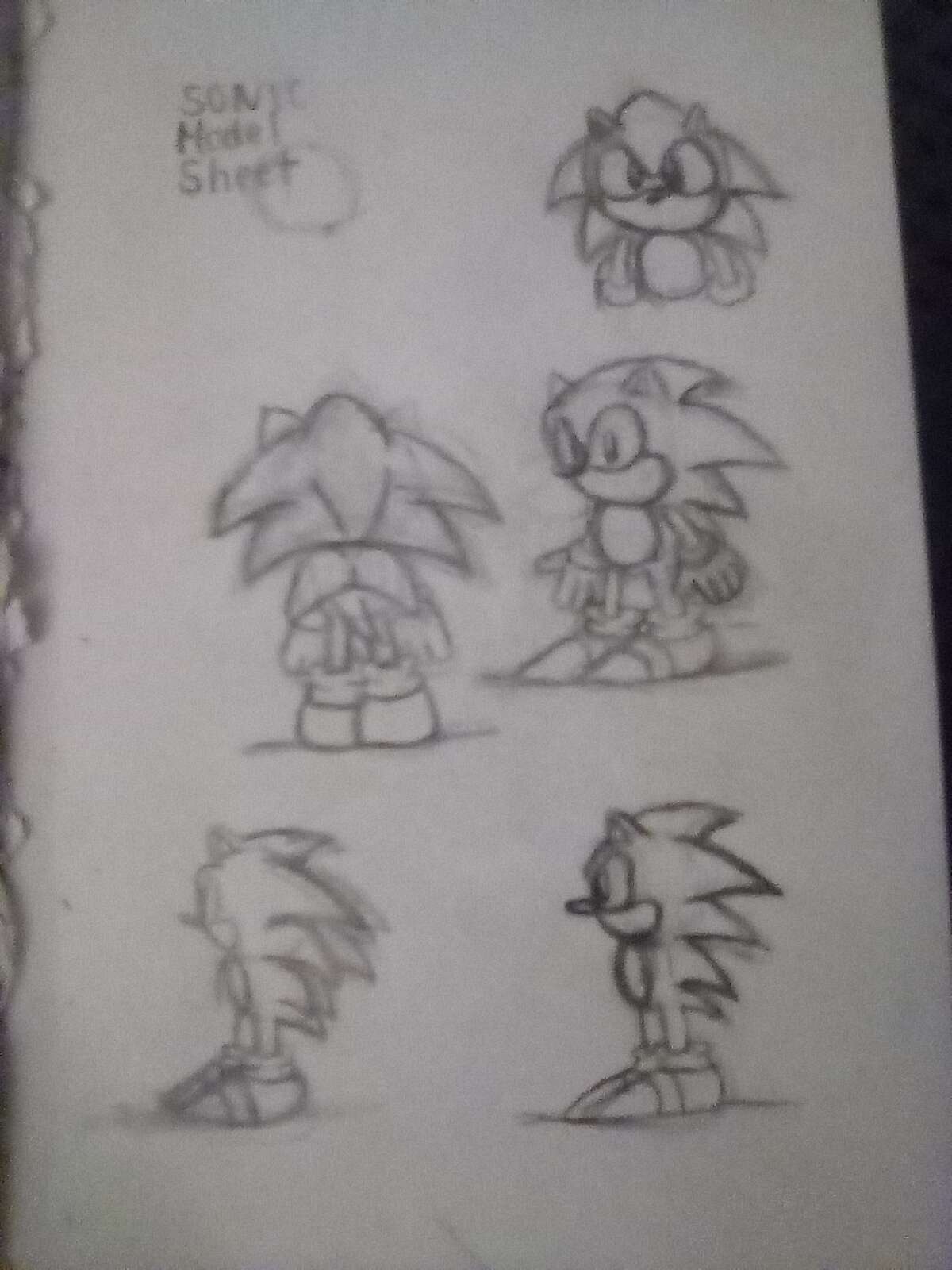 Fast Sonic Outline.pdf My Classic Sonic Model Sheet by I-like-Sonic-91 on DeviantArt