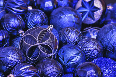 Blue Ornaments 03