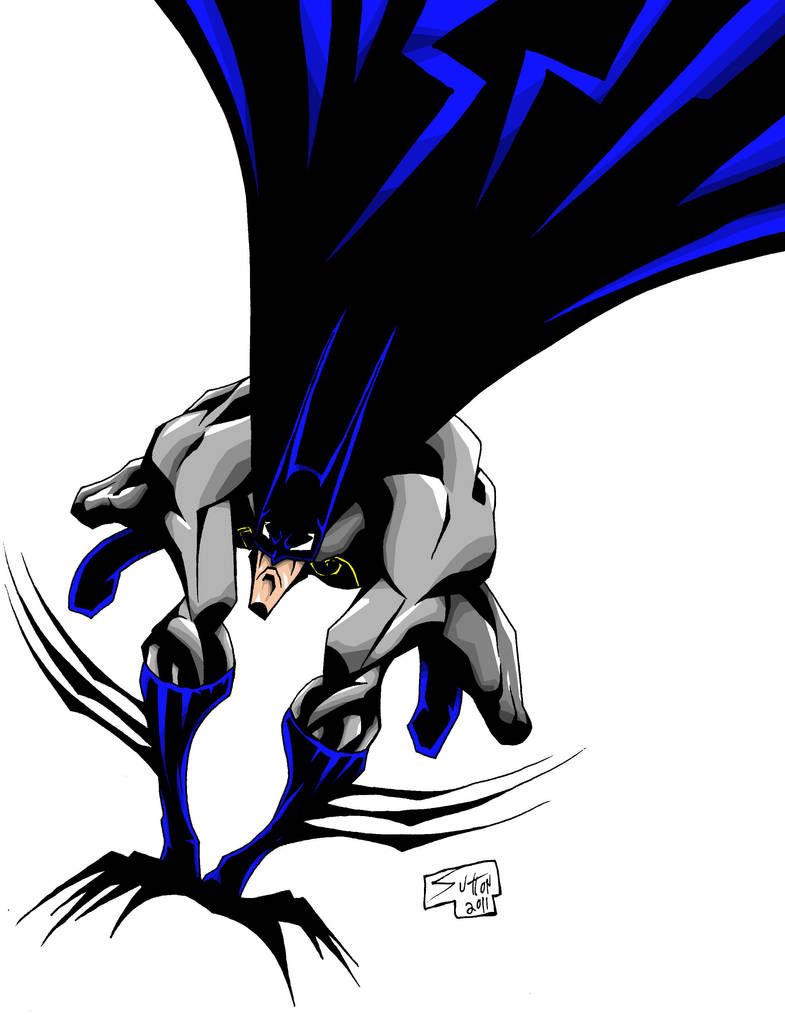 batman diving by Jasonzao777 on DeviantArt