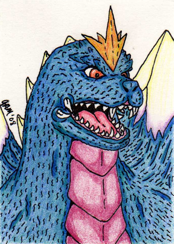 SpaceGodzilla - Color Sketch