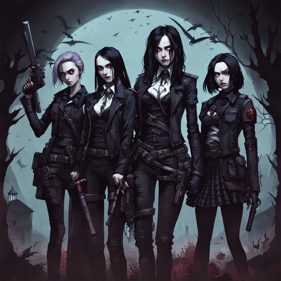 Goth Rise Rise Of The Dead, With Goth Girl Team by mpkred6 on DeviantArt