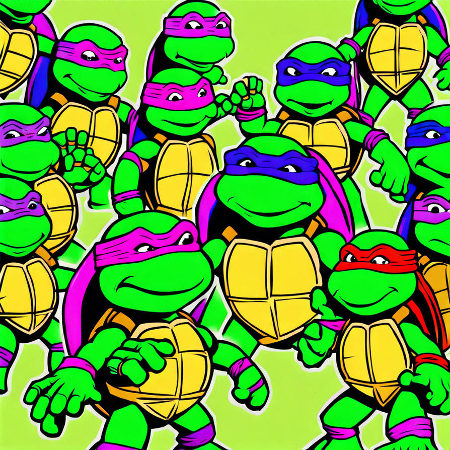 highfive Teenage Mutant Ninja Turtles