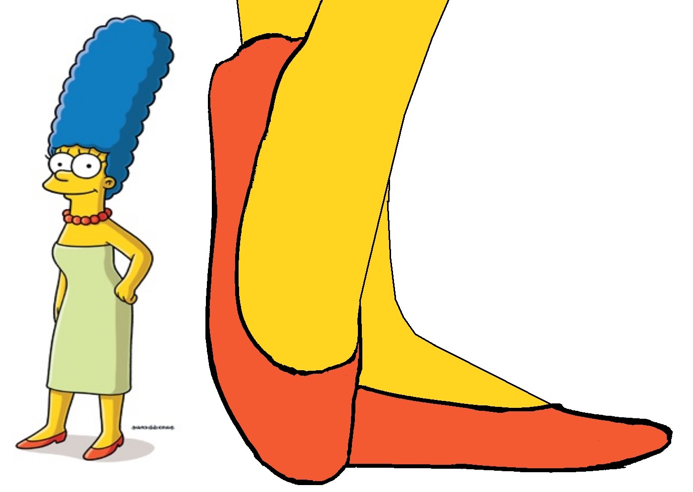 Marge Simpsons Shoes By BrendyFlatsMJFF On DeviantArt.