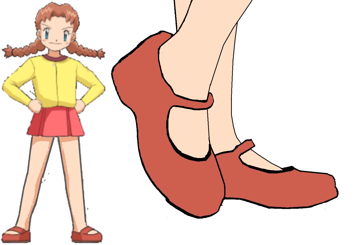 Pokemon Macey's Shoes No Stockings