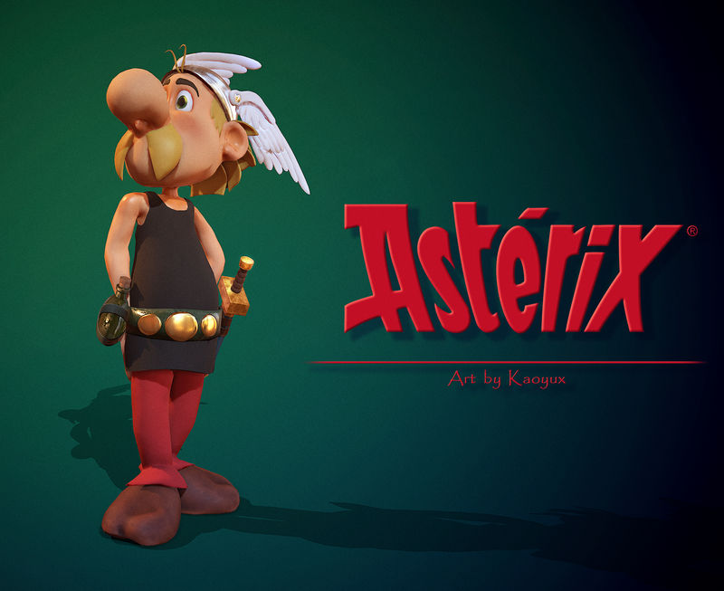 Asterix - 3D Model by Kaoyux on DeviantArt