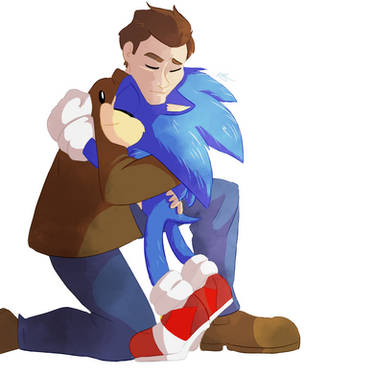 Sonic vs. Shadow (art by JocelynMinions on DeviantArt) : r