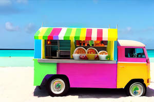 Beach Food Truck - Before