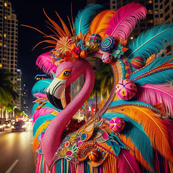 Junkanoo Flamingo 01