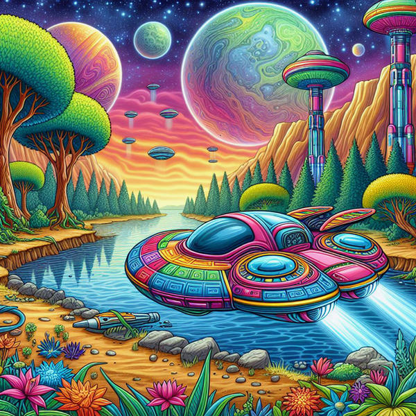 Sentient Planet Deviantart Psychedelic Planet Exploration - 02 by NativeStew on DeviantArt