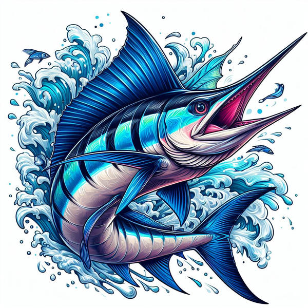 Tribal Blue Marlin Tattoo 07 by NativeStew on DeviantArt