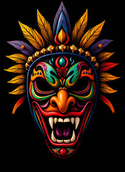 Junkanoo Mask 2 - T-Shirt