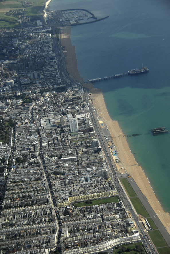 Brighton sea front.