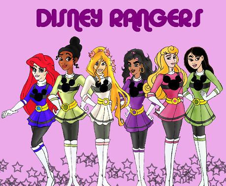 Every Girl Ranger Disney Rangers Girl Power by HighwindDesign on DeviantArt