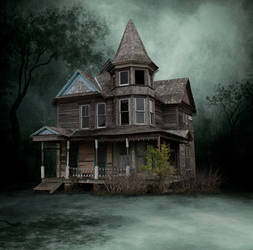 Victorian Old House Stock by mysticmorning