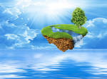 Island in the Sky 3 by mysticmorning