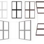 Baywindows and Window png Rendered