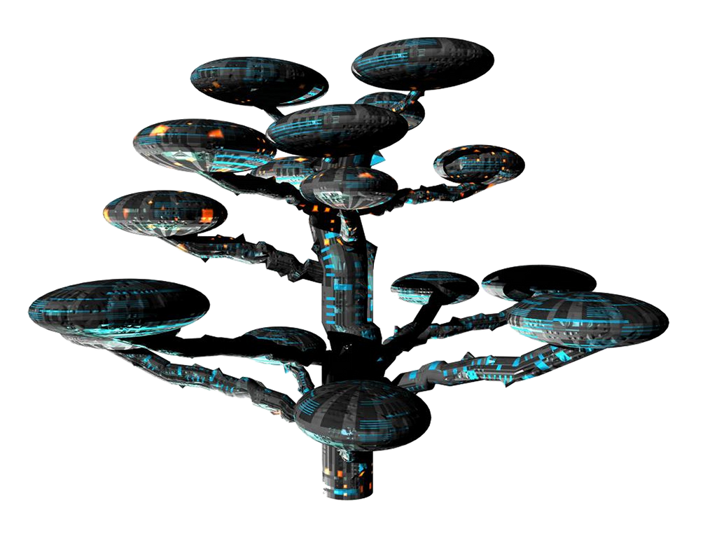 Alien tree or Condos by mysticmorning on DeviantArt