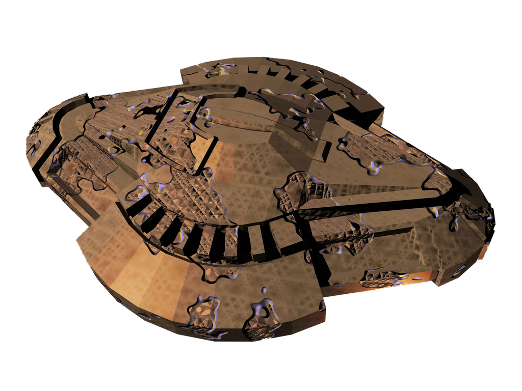 Flying Saucer Damaged