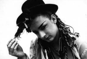 Black and White Boy George