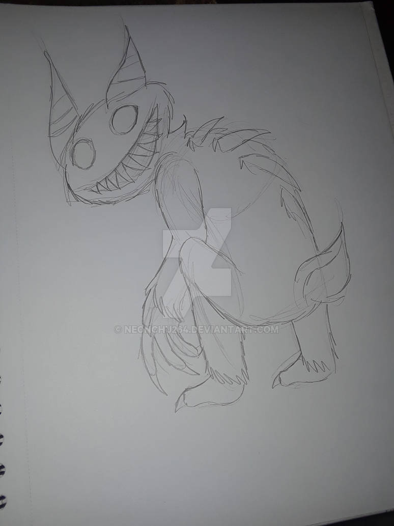 random monster drawing by Neonchu264 on DeviantArt