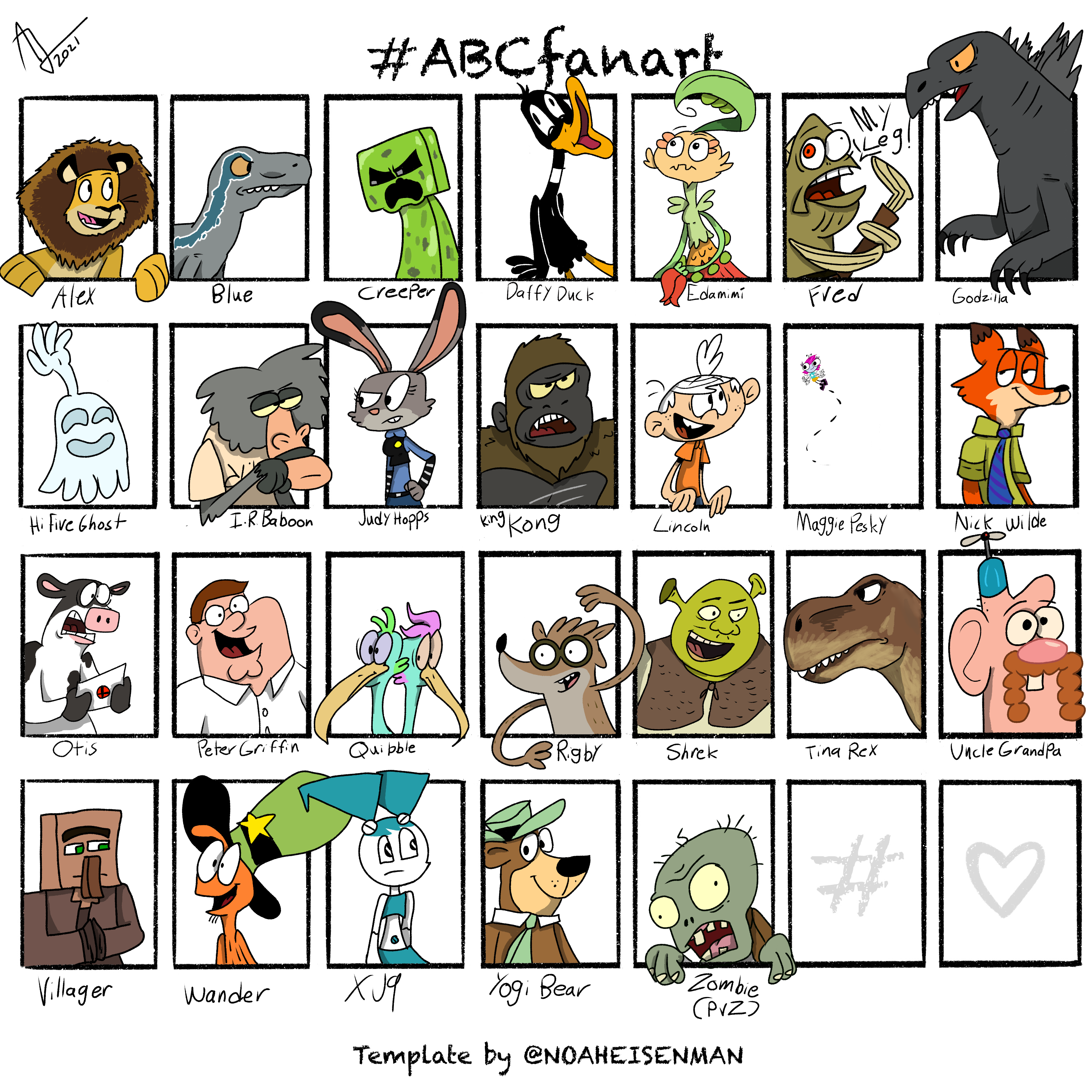 Abc Bids Deviantart #ABCFanart by AlexisJ153984 on DeviantArt