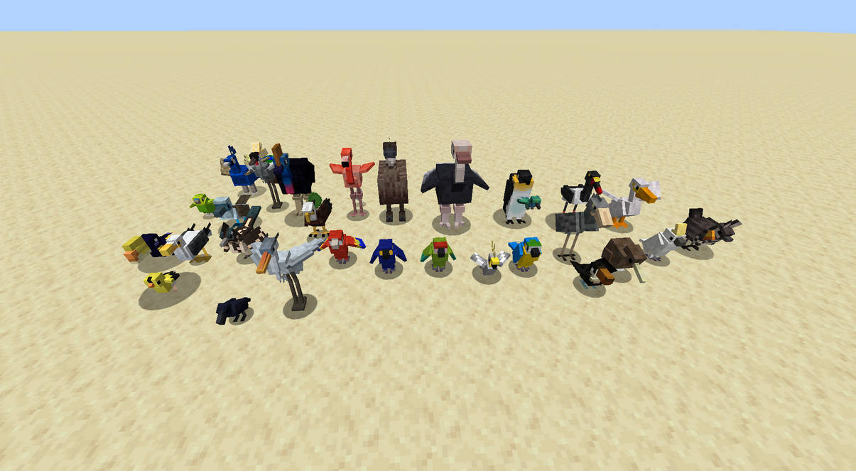 Minecraft Screenshots: Birds by AlexisJ153984 on DeviantArt