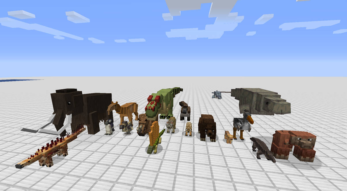 Minecraft Screenshots: Extinct Creatures by AlexisJ153984 on DeviantArt