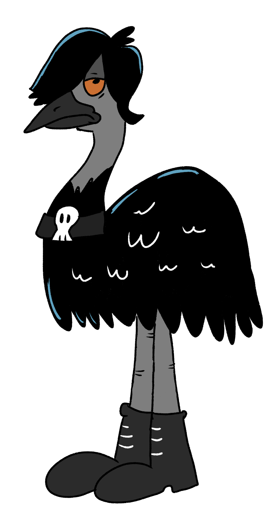 Emo Emu Redesign by AlexisJ153984 on DeviantArt Emo Emu Redesign by AlexisJ153984 on DeviantArt