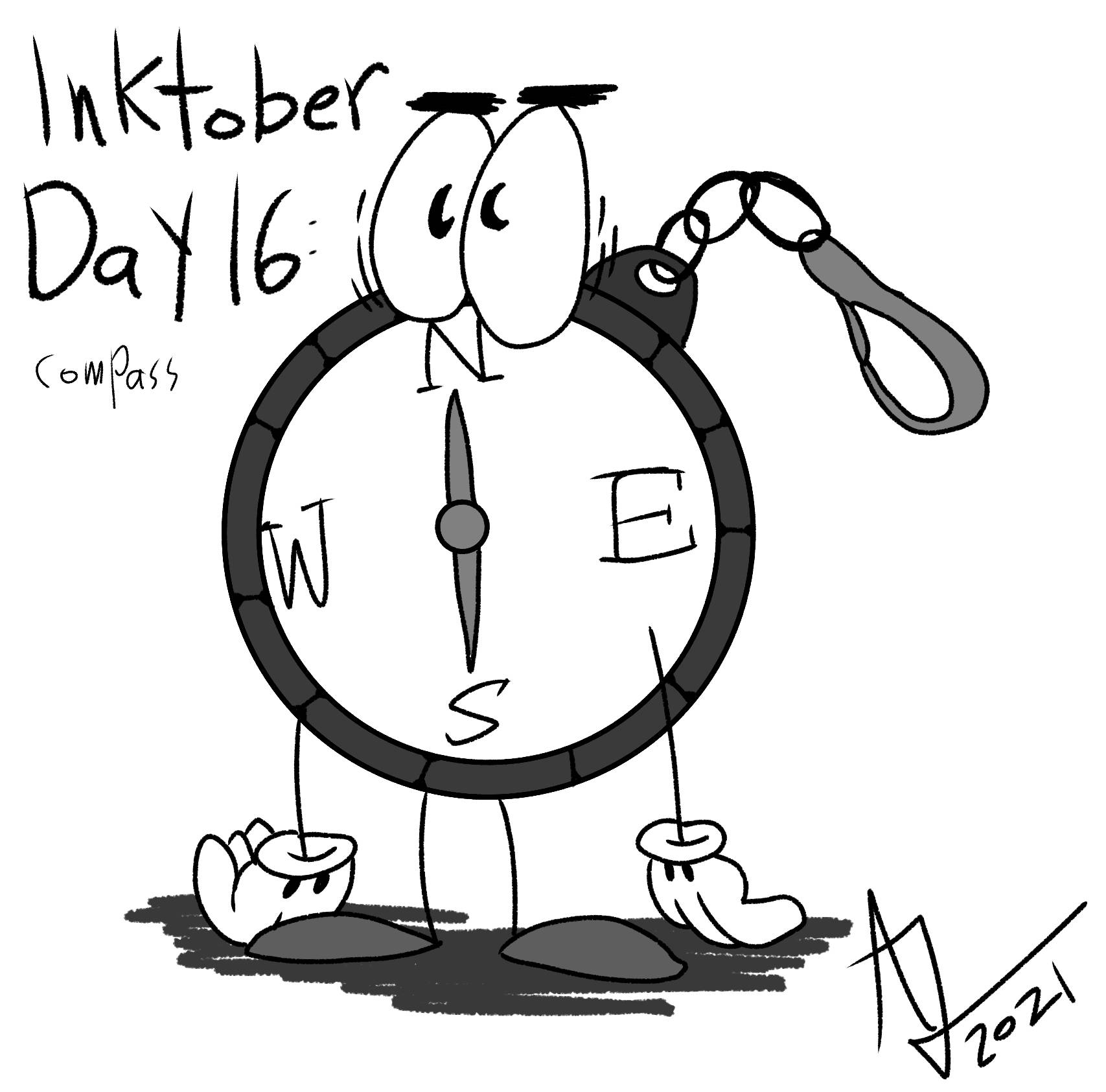 Time Compass Deviantart Inktober Day 16: Compass by AlexisJ153984 on DeviantArt