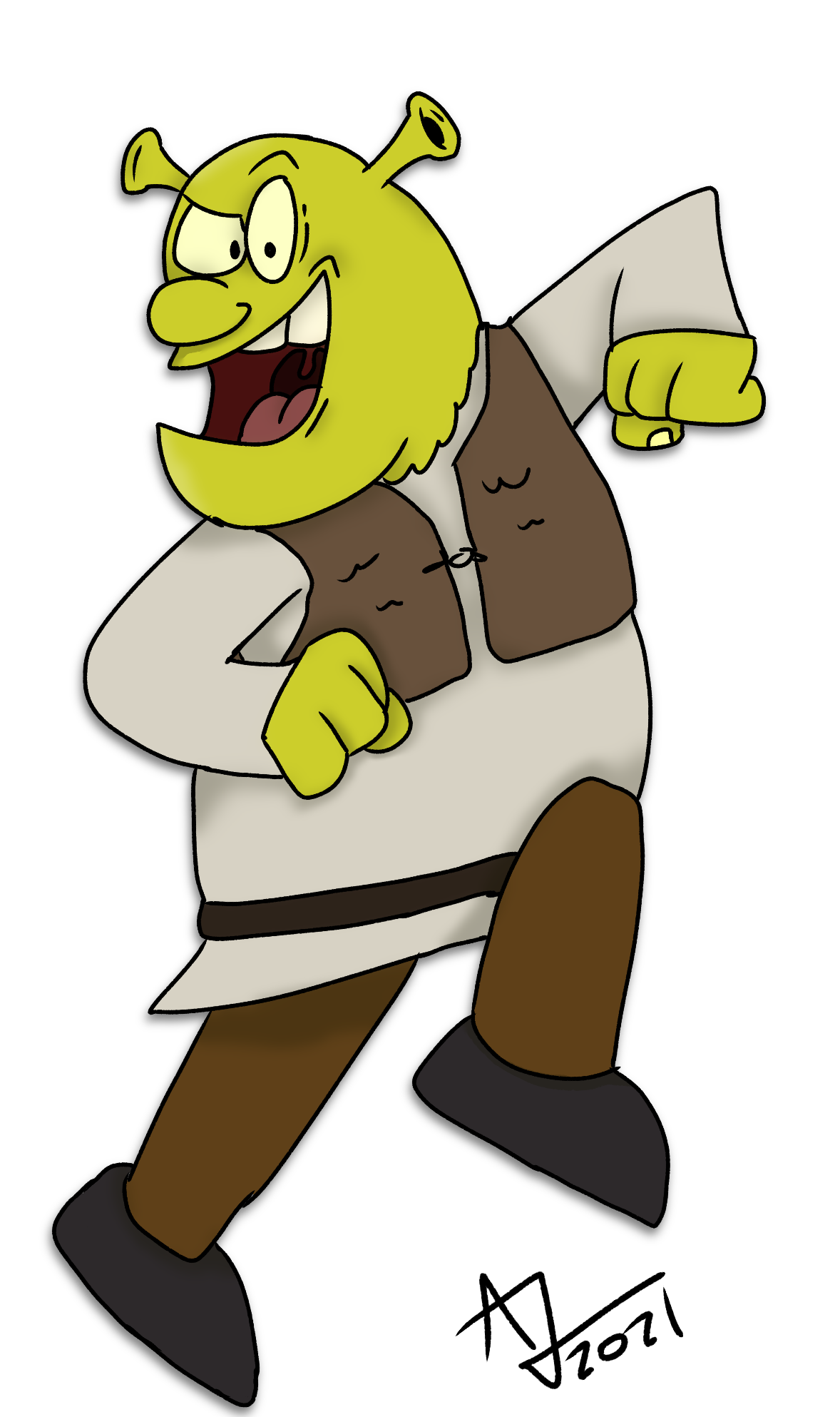 Shrek vector 4 by HomerSimpson1983 on DeviantArt