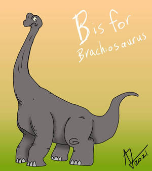 Jurassic Alphabet: B is for Brachiosaurus