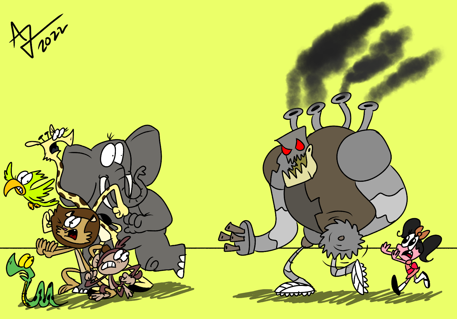 Robocat Rampage App Robot Rampage by AlexisJ153984 on DeviantArt
