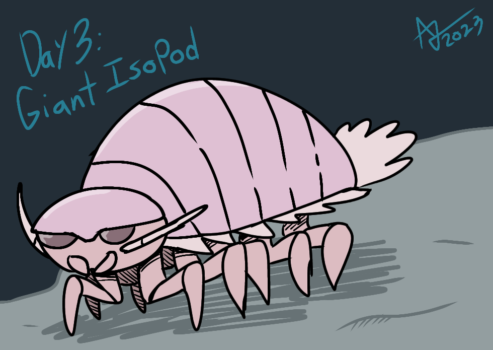 Deep Sea July Day 3: Giant Isopod by AlexisJ153984 on DeviantArt