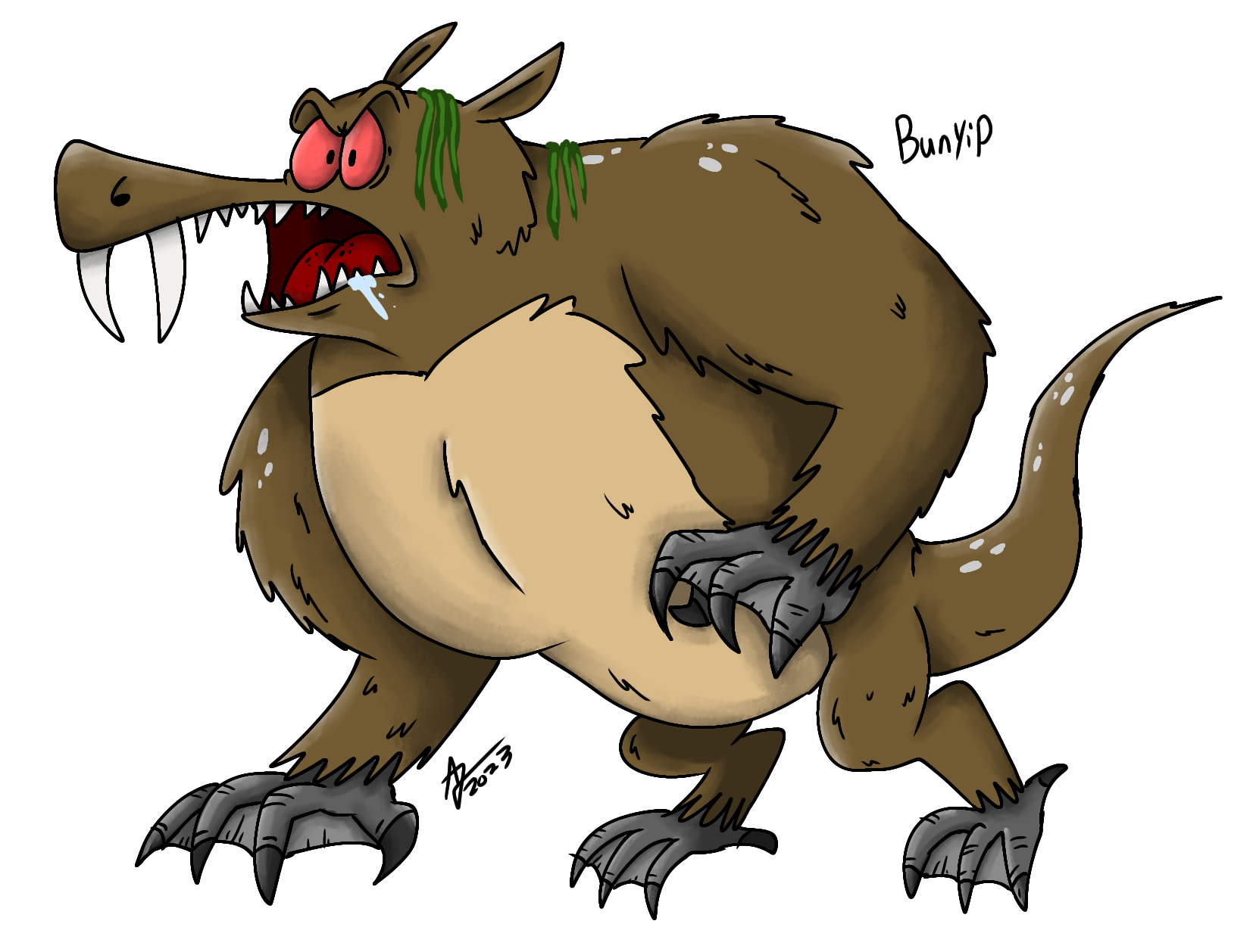 Cryptoctober CryptOctober Day 4: Bunyip by AlexisJ153984 on DeviantArt