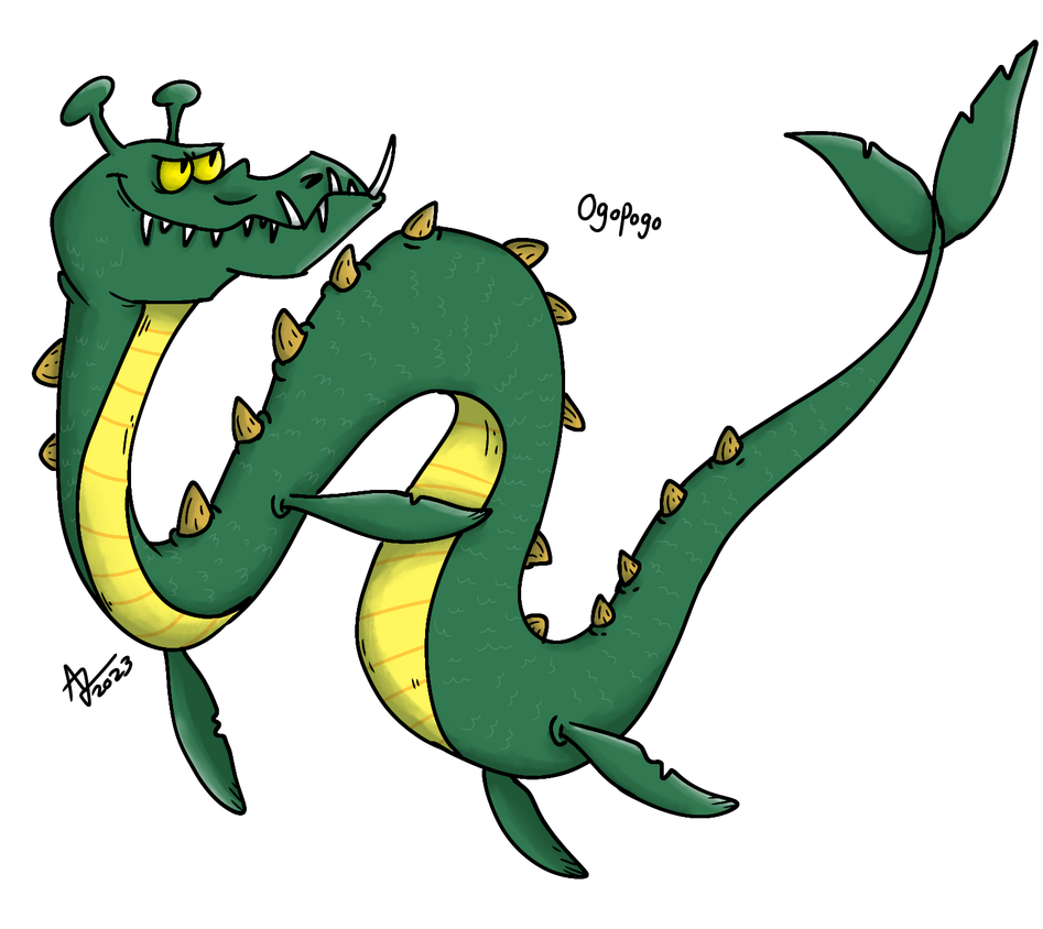 Cryptoctober CryptOctober Day 10: Ogopogo by AlexisJ153984 on DeviantArt