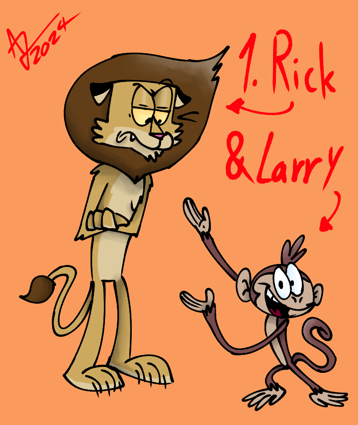 Alex19 Day 1: Rick and Larry by AlexisJ153984 on DeviantArt