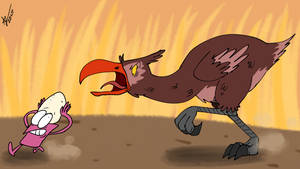 Drawtober: Terror... BIRD