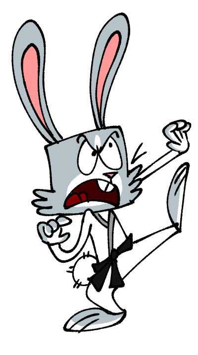 Deviantart Rabbit Kick Karate Bunny by AlexisJ153984 on DeviantArt
